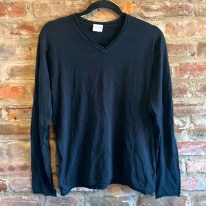 Armani Collezioni black long sleeve shirt S